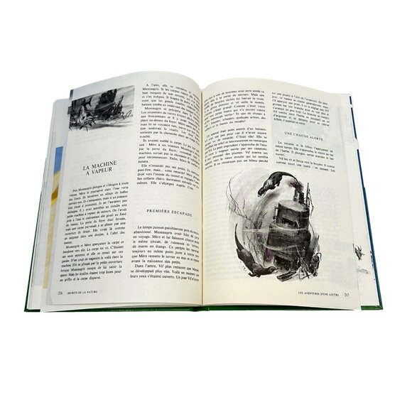 Le Monde Enchante de Walt Disney Nature & Contes Book Lot 2 Francais - Picture 11 of 14